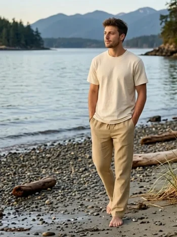 Efforts – Mens/Unisex Hemp Drawstring Pants Men Efforts Eco-Essentials Efforts - Mens/Unisex Hemp Drawstring Pants