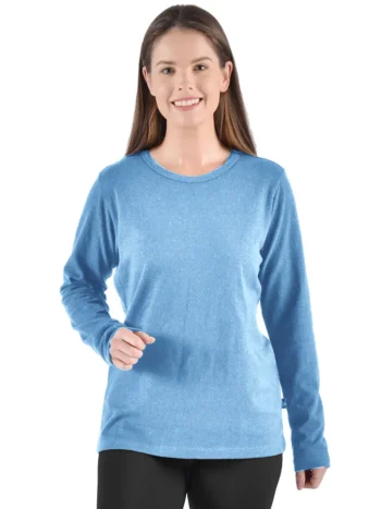 Hemp Long Sleeve Crew Neck Tee Tees & Tanks Designed in Canada Hemp Long Sleeve Crew Neck Tee
