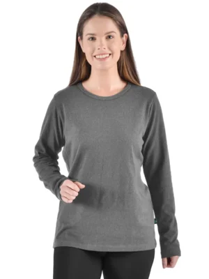 Hemp Long Sleeve Crew Neck Tee Tees & Tanks Designed in Canada