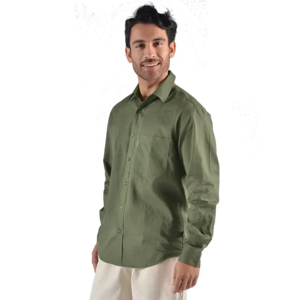 Efforts - Hemp Long Sleeve Dress Shirt - Image 4