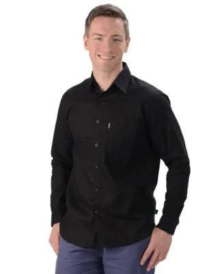 Efforts – Hemp Long Sleeve Dress Shirt CLOTHING - MENS Designed in Canada