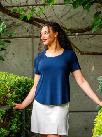 Blue Sky – Tessa Tee Tees & Tanks Bamboo