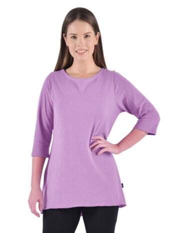 Efforts – Hemp 3/4 Sleeve Fluid Top Tops & Blouses Efforts Eco-Essentials Efforts – Hemp 3/4 Sleeve Fluid Top Tops & Blouses Efforts Eco-Essentials