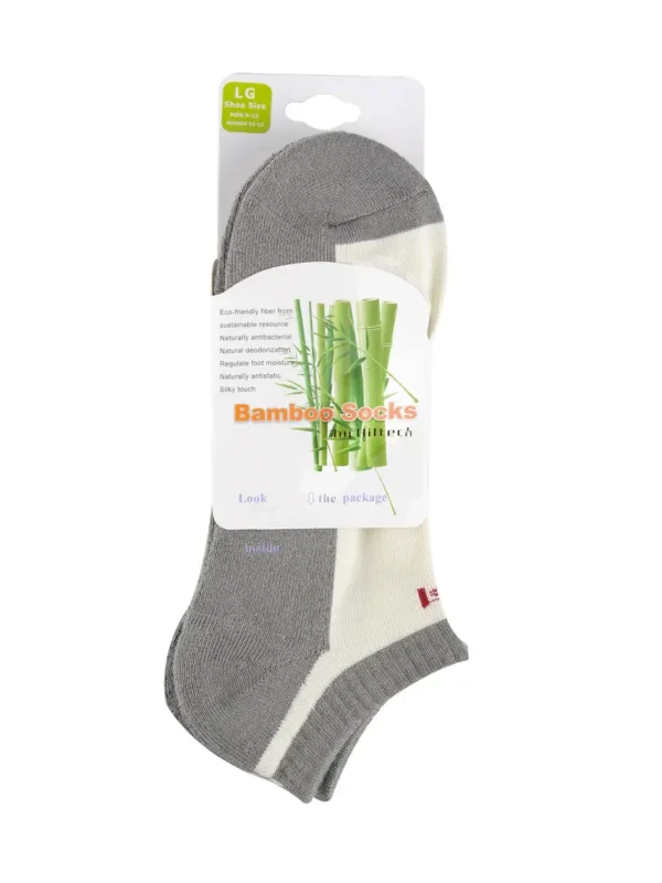 HilTech - Bamboo No Show Performance Socks 2-Pack - Image 2
