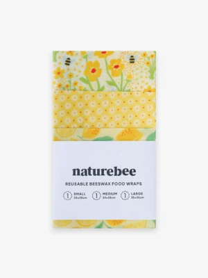 Nature Bee Beeswax Wraps – Variety Pack Household Designed in Canada Nature Bee Beeswax Wraps – Variety Pack Household Designed in Canada