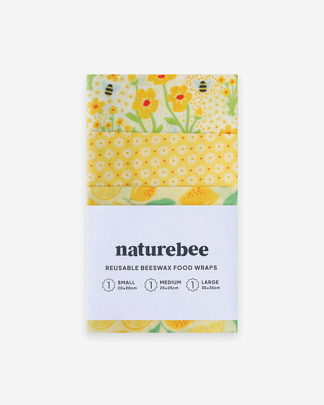 Nature Bee Beeswax Wraps – Variety Pack Household Designed in Canada Nature Bee Beeswax Wraps - Variety Pack - Image 7