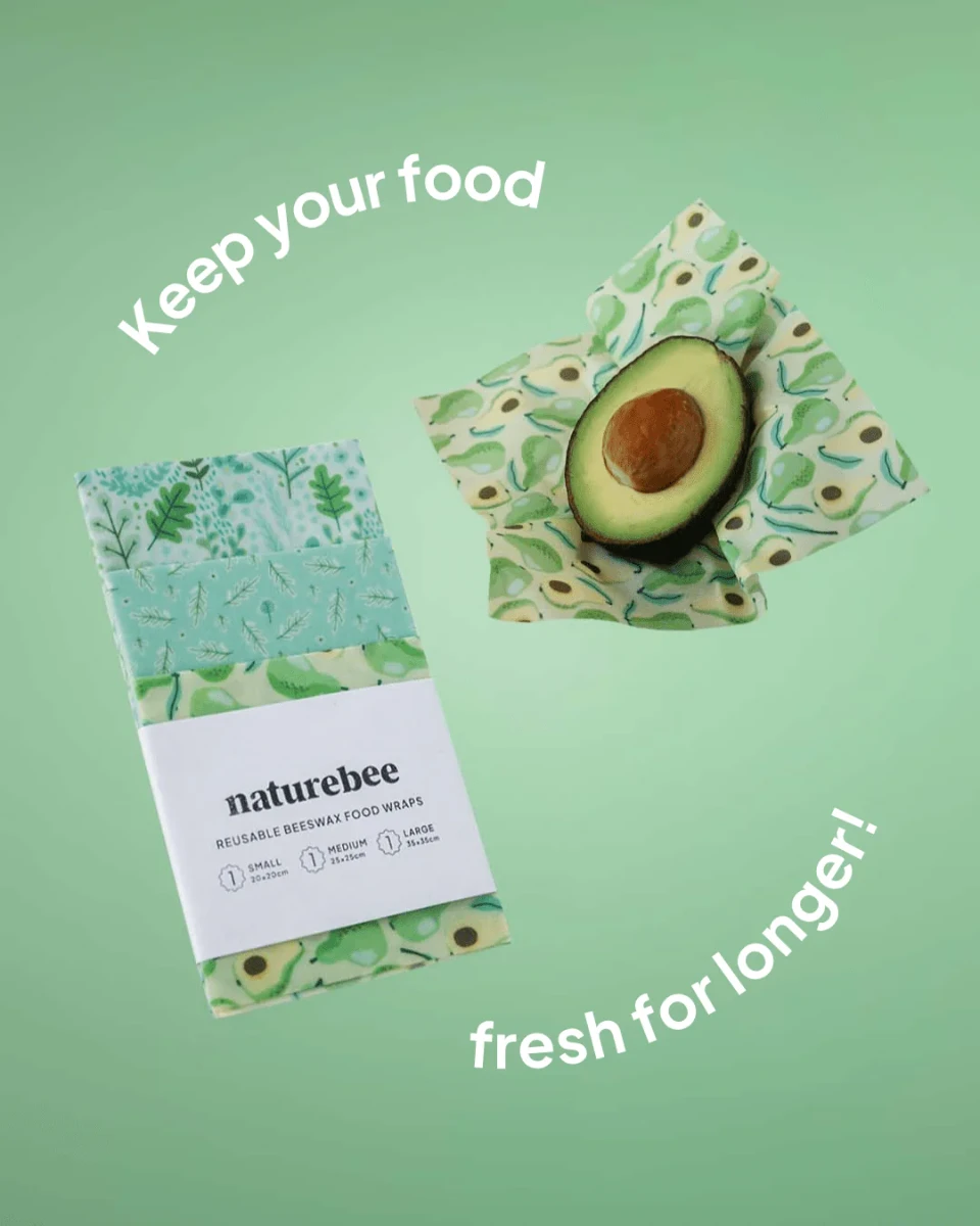 Nature Bee Beeswax Wraps – Variety Pack Household Designed in Canada Nature Bee Beeswax Wraps - Variety Pack - Image 3