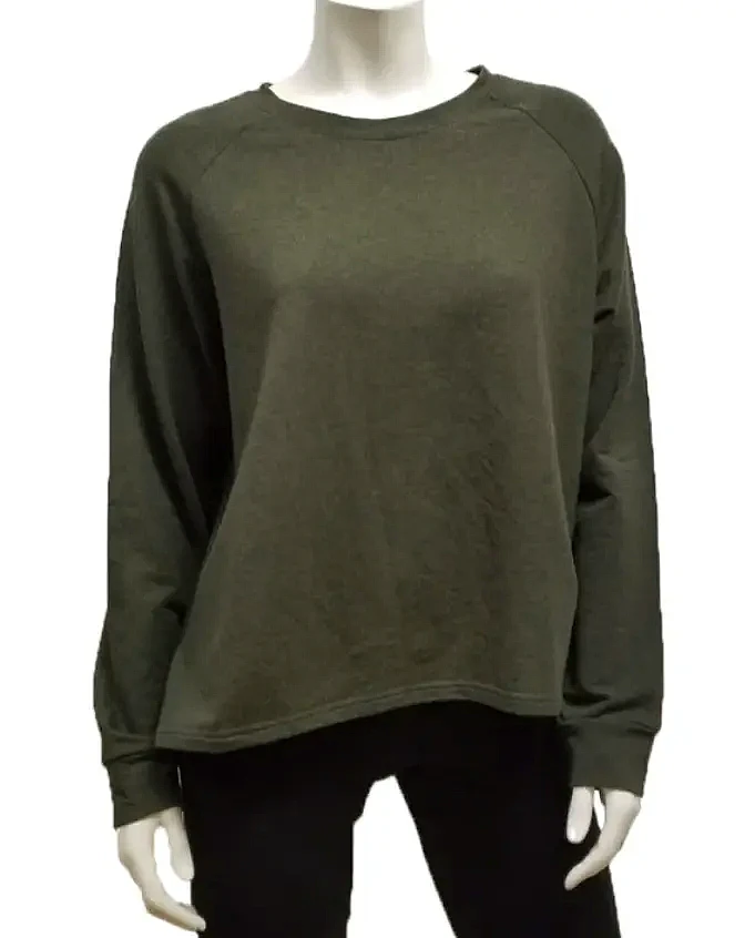 Gilmour – Bamboo French Terry Cropped Sweatshirt Sweaters & Sweatshirts Bamboo Gilmour - Bamboo French Terry Cropped Sweatshirt - Image 3