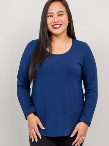 Blue Sky – Tessa Long Sleeve Tees & Tanks Bamboo