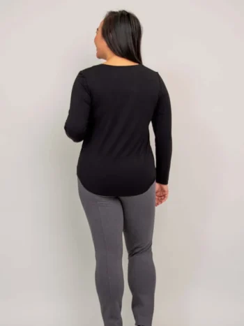 Blue Sky – Tessa Long Sleeve Tees & Tanks Bamboo Blue Sky – Tessa Long Sleeve Tees & Tanks Bamboo
