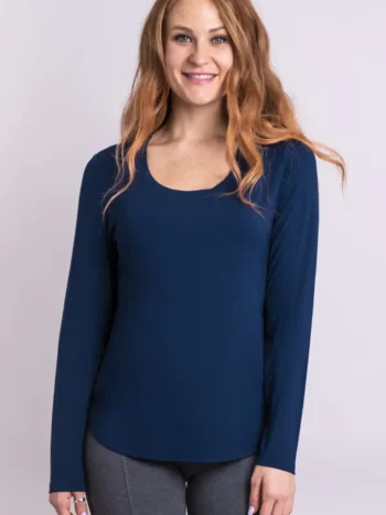Blue Sky – Tessa Long Sleeve Tees & Tanks Bamboo