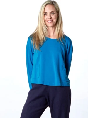 Bryn Walker – 3/4 Sleeve Boxy Shirt – Pacific Cotton Tees & Tanks 100% cotton Bryn Walker - 3/4 Sleeve Boxy Shirt - Pacific Cotton