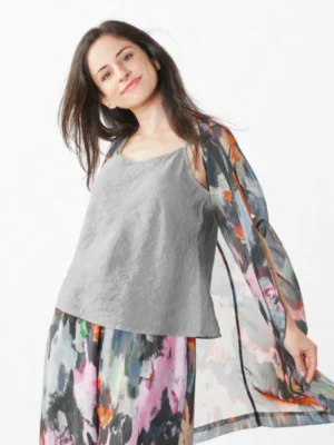 Bryn Walker – Lucy Tank – Light Linen Tees & Tanks 100% linen