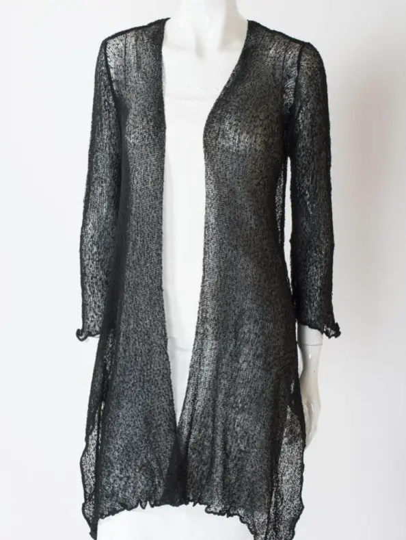 Blue Sky – Long Shrug Cardigans & Jackets Bamboo Blue Sky - Long Shrug - Image 6