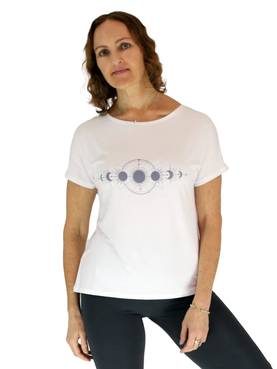Om Grown – Boxy Tee – Moonphases Tees & Tanks Designed in Canada Om Grown - Boxy Tee - Moonphases