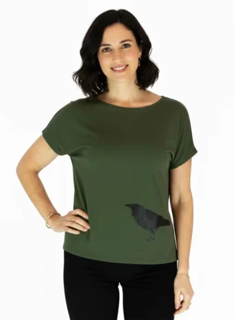 Om Grown – Boxy Tee – Raven Tees & Tanks Designed in Canada Om Grown - Boxy Tee - Raven