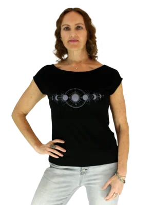 Om Grown – Printed Tee – Moon Phases Tees & Tanks Designed in Canada Om Grown - Printed Tee - Moon Phases