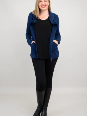 Blue Sky – Seymour Hoodie Cardigans & Jackets Bamboo Blue Sky – Seymour Hoodie Cardigans & Jackets Bamboo