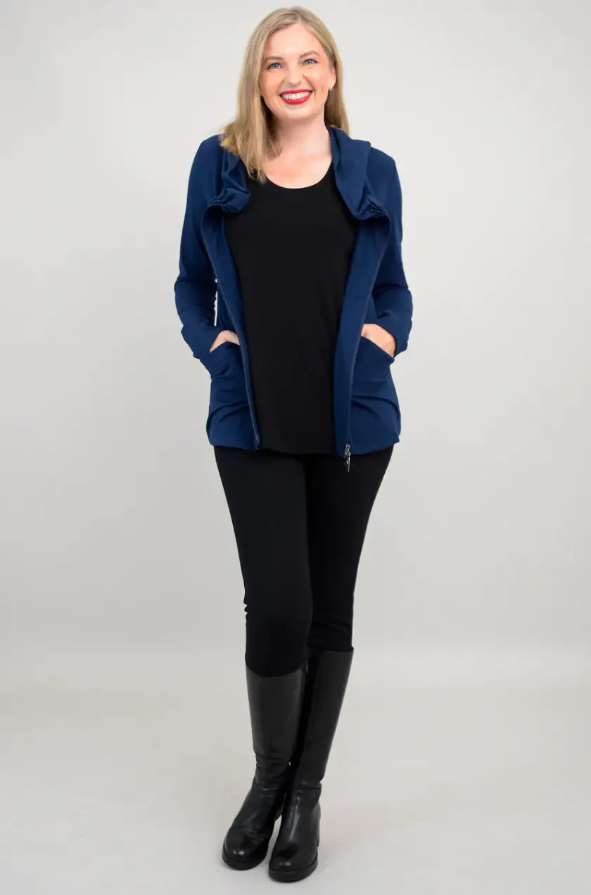 Blue Sky – Seymour Hoodie Cardigans & Jackets Bamboo Blue Sky - Seymour Hoodie - Image 3