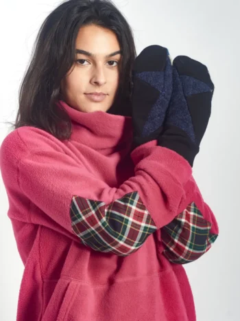 Preloved – Skye Mitts with Upcycled Wool Accessories Designed in Canada Preloved – Skye Mitts with Upcycled Wool Accessories Designed in Canada