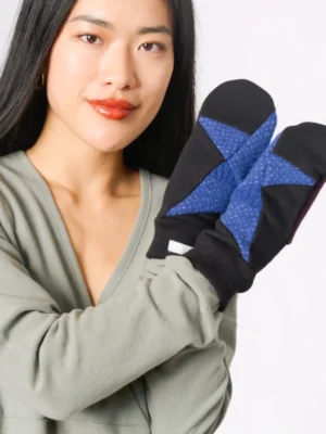 Preloved – Skye Mitts with Upcycled Wool Accessories Cotton