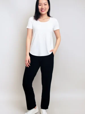 Blue Sky – Clair Pant – Petite Pants Bamboo Blue Sky – Clair Pant – Petite Pants Bamboo