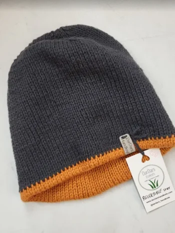 DarDars Handknits – Organic Cotton/Linen Reversible Hat Accessories Bamboo