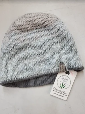 DarDars Handknits – Organic Cotton/Linen Reversible Hat Accessories Bamboo