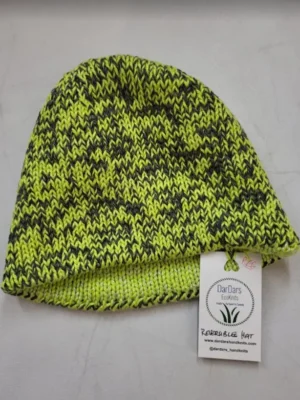 DarDars Handknits – Organic Cotton/Linen Reversible Hat Accessories Bamboo
