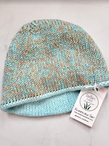 DarDars Handknits – Organic Cotton/Linen Reversible Hat Accessories Bamboo