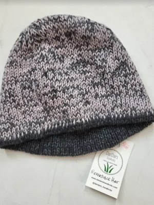 DarDars Handknits – Organic Cotton/Linen Reversible Hat Accessories Bamboo