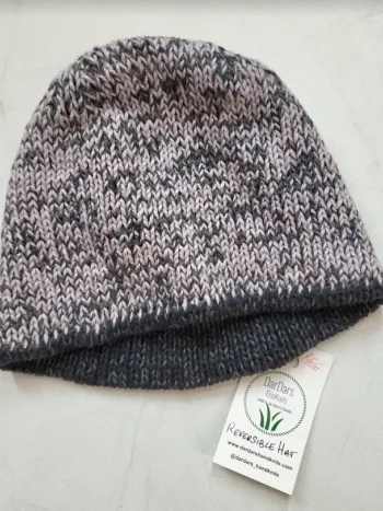 DarDars Handknits – Organic Cotton/Linen Reversible Hat Accessories Bamboo
