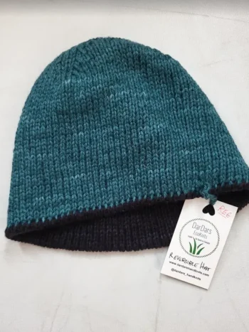 DarDars Handknits – Organic Cotton/Linen Reversible Hat Accessories Bamboo