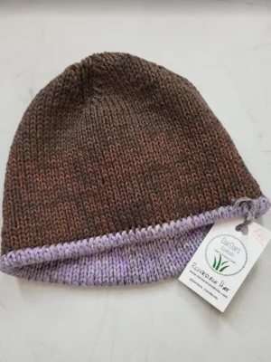 DarDars Handknits – Organic Cotton/Linen Reversible Hat Accessories Bamboo
