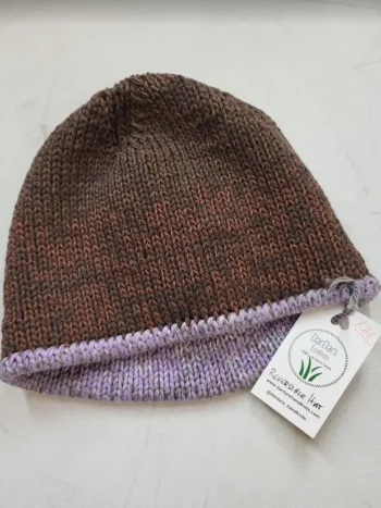 DarDars Handknits – Organic Cotton/Linen Reversible Hat Accessories Bamboo
