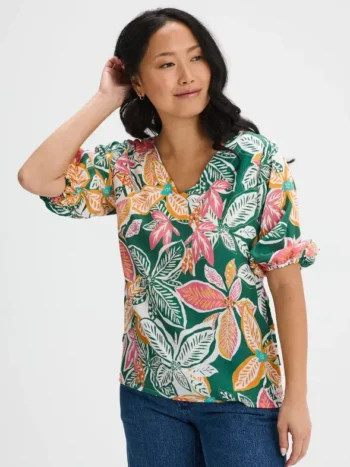 Message Factory – Arundel Top – Tencel Sale Designed in Canada