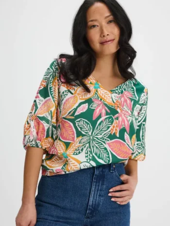 Message Factory – Arundel Top – Tencel Sale Designed in Canada