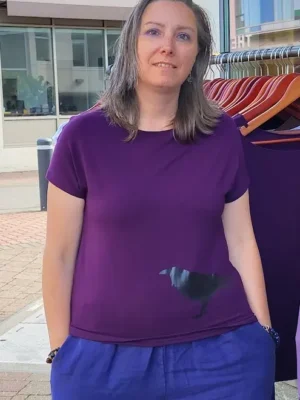 Om Grown – Boxy Tee – Raven Tees & Tanks Designed in Canada Om Grown - Boxy Tee - Raven