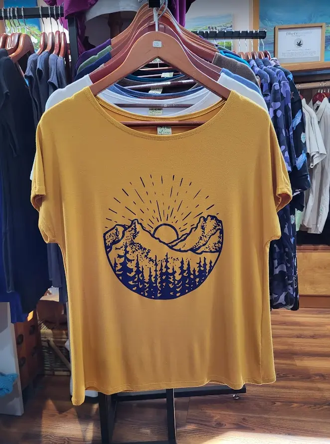 Om Grown – Boxy Tee – Sunshine Mountain Tees & Tanks Designed in Canada Om Grown - Boxy Tee - Sunshine Mountain - Image 2