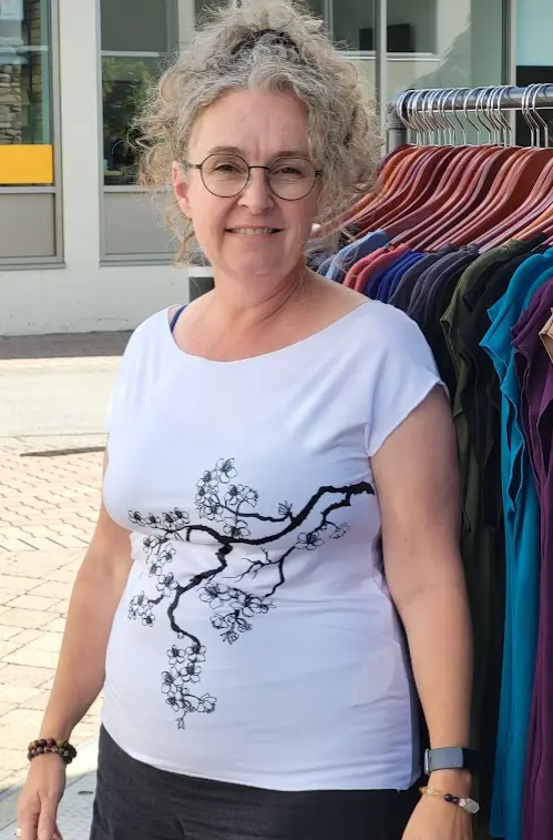 Om Grown – Printed Tee – Cherry Branch Tees & Tanks Designed in Canada Om Grown - Printed Tee - Cherry Branch