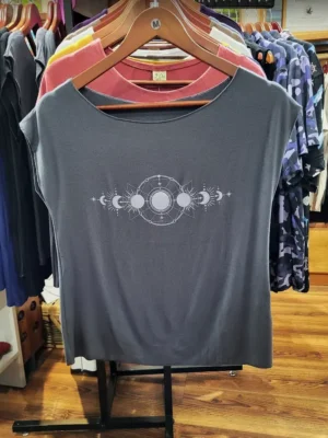 Om Grown – Printed Tee – Moon Phases Tees & Tanks Designed in Canada Om Grown – Printed Tee – Moon Phases Tees & Tanks Designed in Canada
