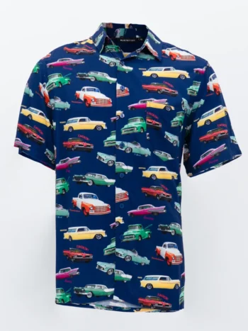 Blue Sky – Dino Shirt Men Bamboo Blue Sky - Dino Shirt