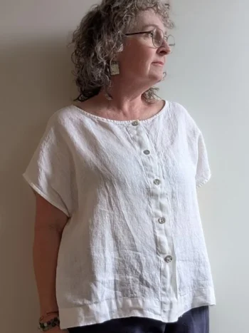 Bryn Walker – Bessie Shirt Light Linen Tees & Tanks Bryn Walker Bryn Walker – Bessie Shirt Light Linen Tees & Tanks Bryn Walker