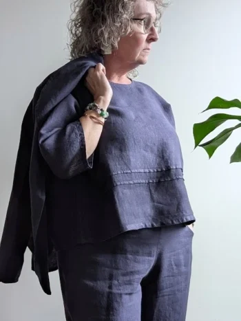 Bryn Walker – Pintuck Shirt – Light Linen Tops & Blouses Bryn Walker