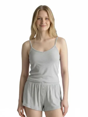 Om Grown – Shelly Rib Tank Sleepwear Designed in Canada