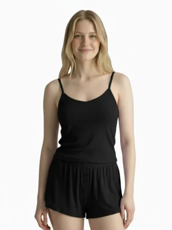 Om Grown – Shelly Rib Tank Sleepwear Designed in Canada