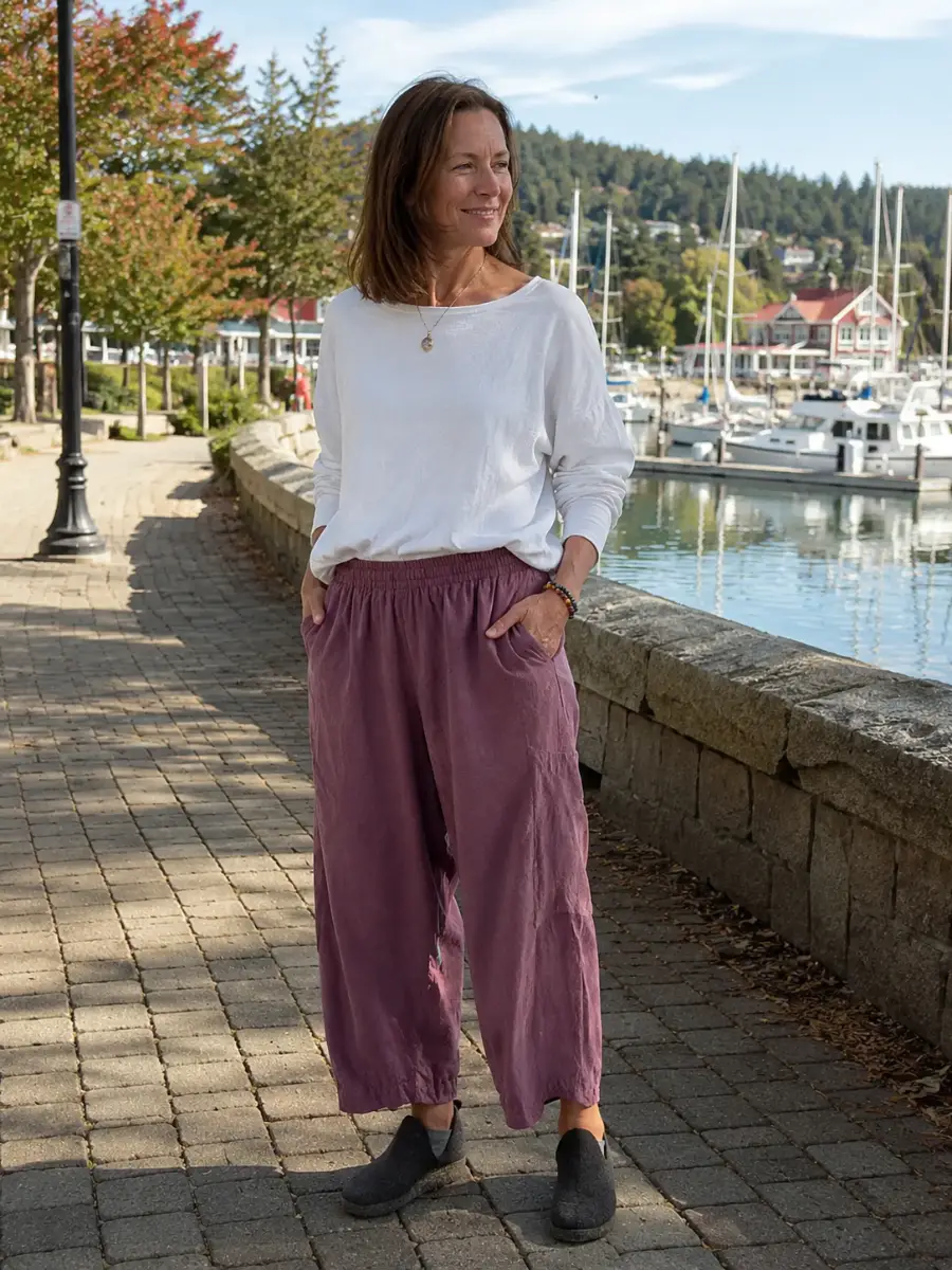 Bryn Walker โ Pasha Pants โ Cotton Corduroy Pants & Capri Pants Bryn Walker Bryn Walker - Pasha Pants - Cotton Corduroy