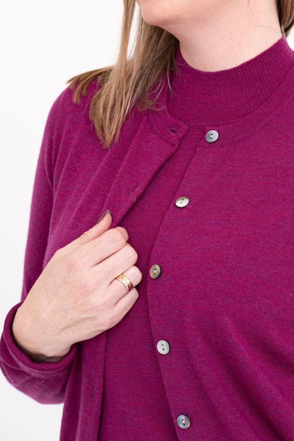 Blue Sky - Kitten Merino Cardigan