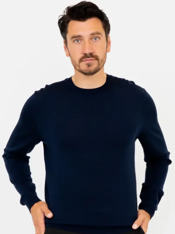 Blue Sky - Fraser Merino Wool Sweater