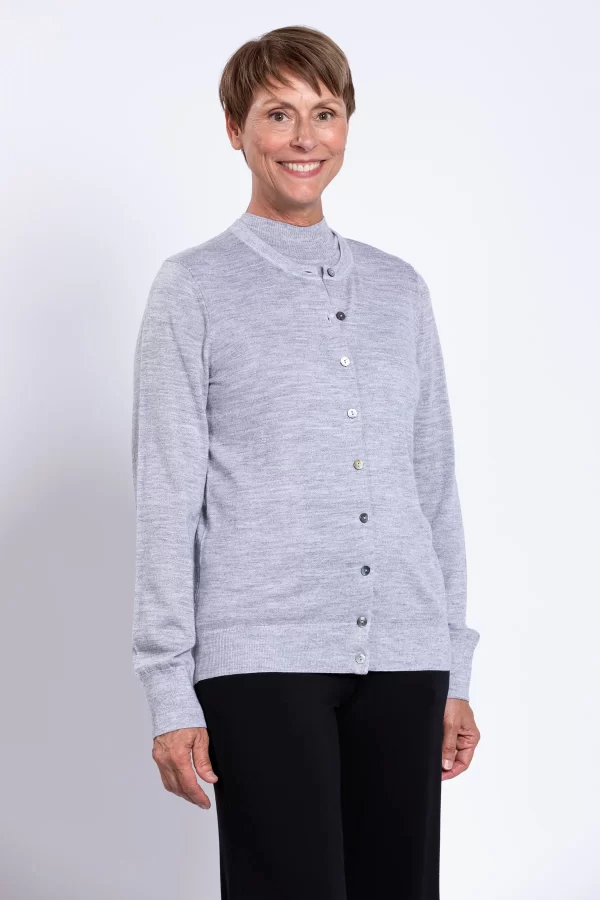 Blue Sky - Kitten Merino Cardigan - Image 3